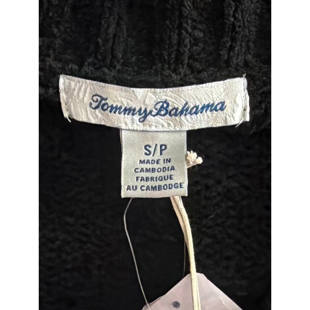 Tommy Bahama Malibu Chenille Sweater in Black Women's Small NEW - Picture 7 of 10